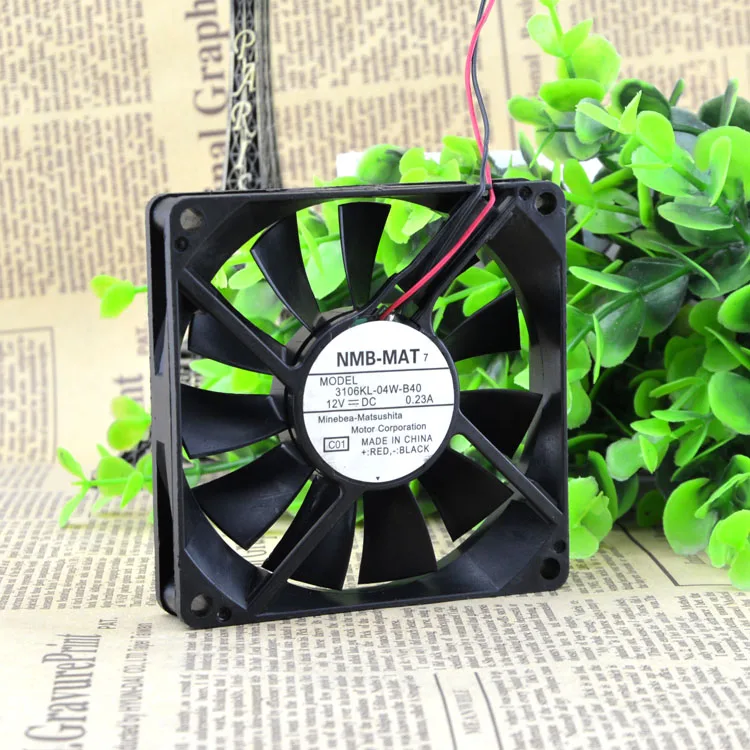 3106KL-04W-B40 DC12V 0.23A 80*80*15 мм защита двигателя охлаждения