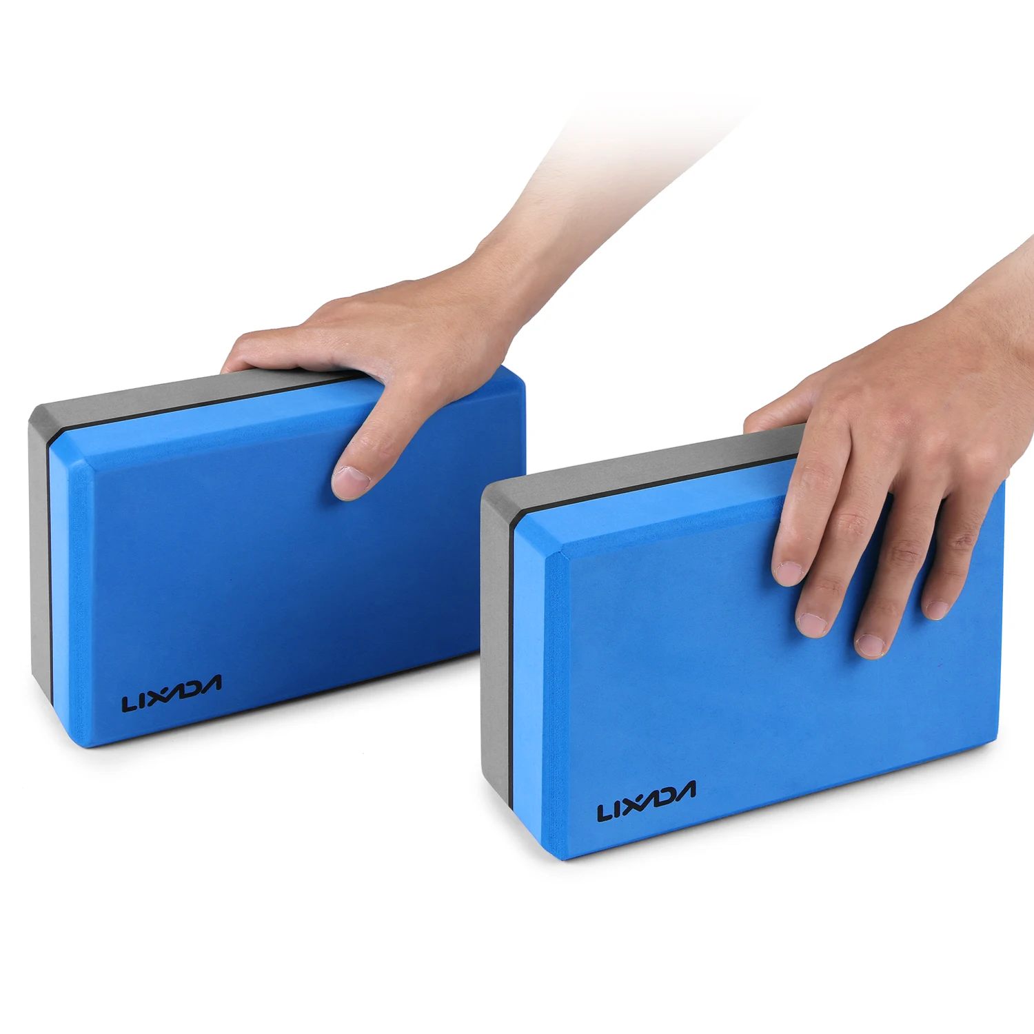 2pcs Yoga Pilates EVA bloc de briques en mousse à la maison outil d
