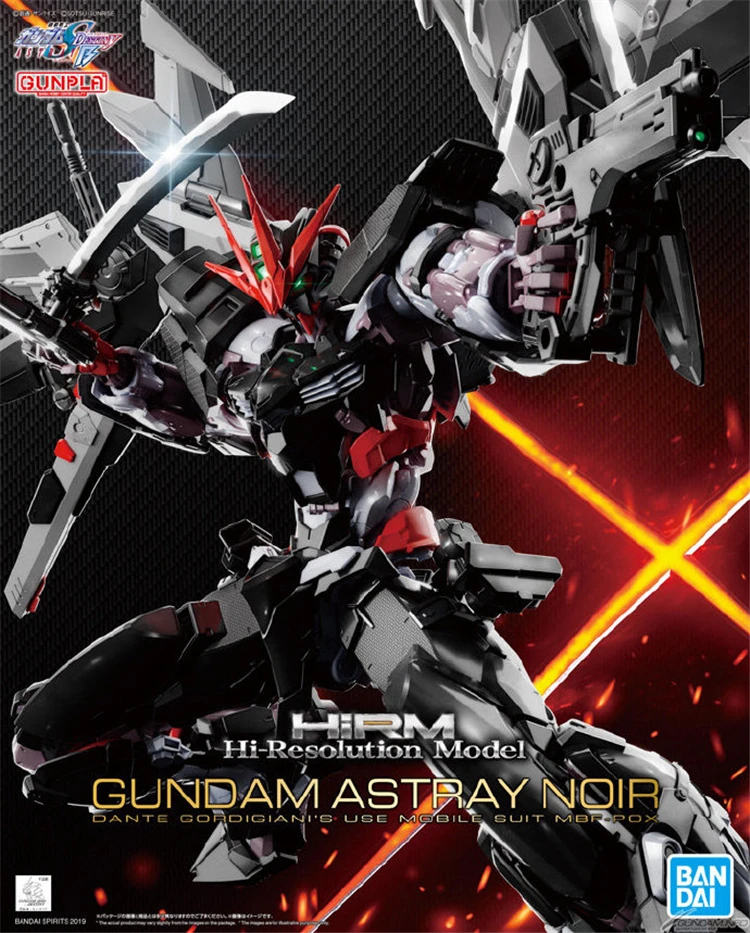 Bandai Gundam HIRM 1/100 GUNDAM ASTRAY NOIR мобильный костюм из сплава сборные модели наборы