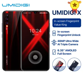 Перейти на Алиэкспресс и купить UMIDIGI X смартфон с 6,35-дюймовым дисплеем, восьмиядерным процессором Helio P60, ОЗУ 6 ГБ, ПЗУ 128 ГБ, 4150 мАч