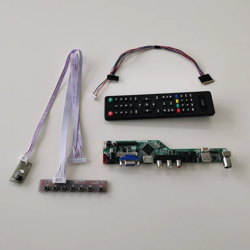 Для HSD173PUW1-A/A00/A01 панель ноутбука WLED LVDS 40Pin 1920*1080 17," T. V56 дисплей контроллер карты HDMI VGA USB AV RF комплект