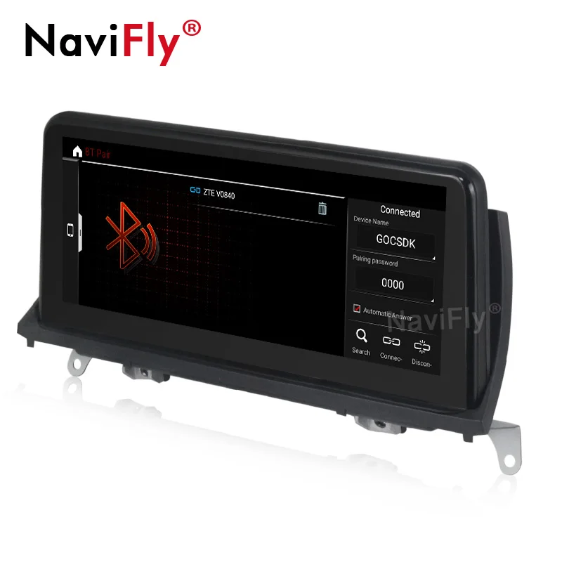 Автомобильный мультимедийный плеер NaviFly 10 25 &quotIPS Android 9 для BMW X5 E70 X6 E71 2007 2013