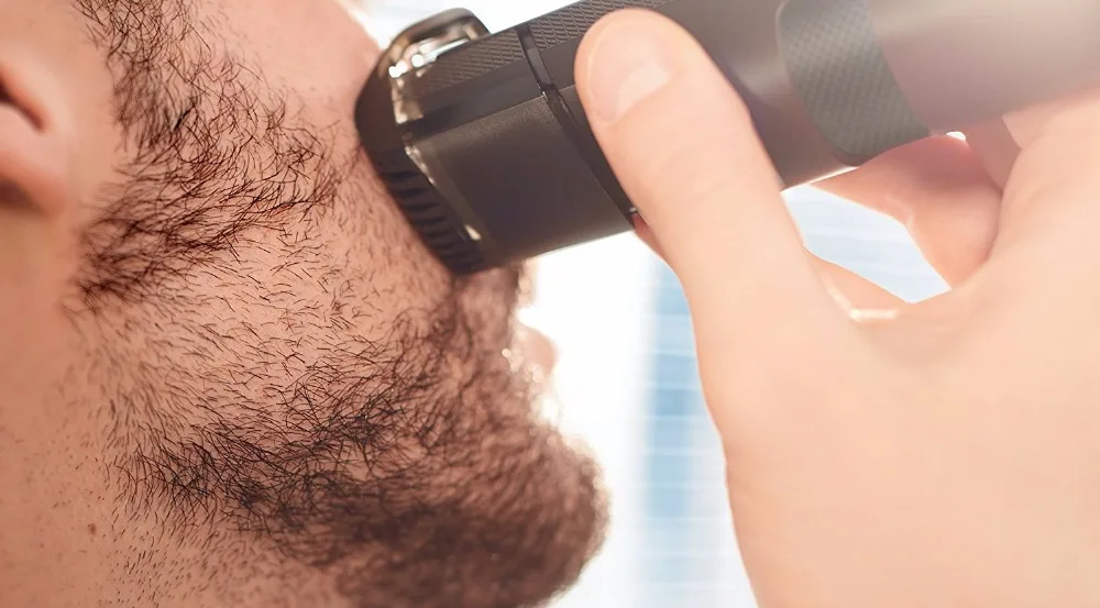 Мужской прецизионный триммер для бороды тример для стрижки усов профессиональный триммер для стерневых волос перезаряжаемый инструмент для бритья лица 1-8 мм