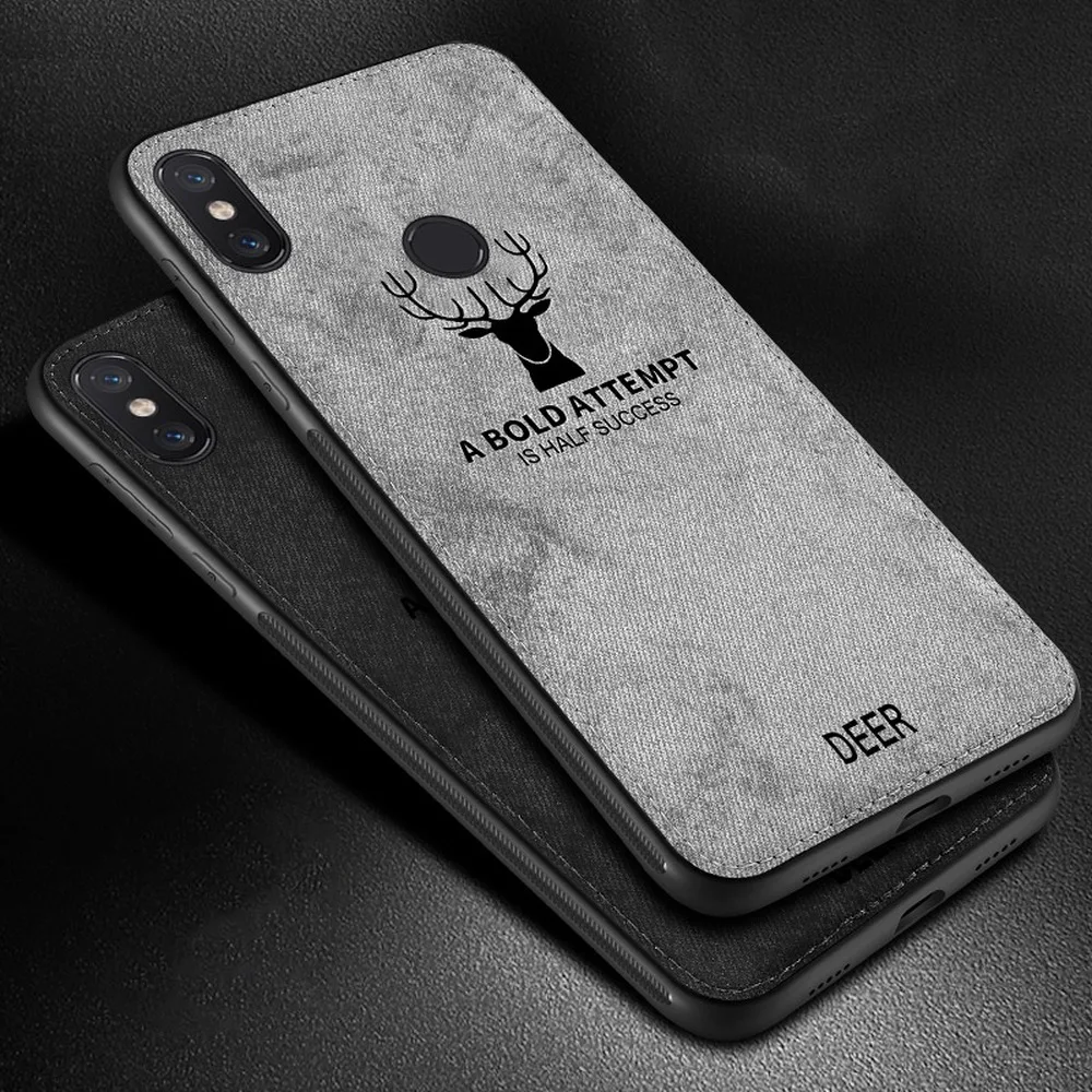 Рождественский чехол с рисунком лося для Redmi Note 7 Coque Mi9T Pro MI9 8SE 5X 6X тканевый мягкий