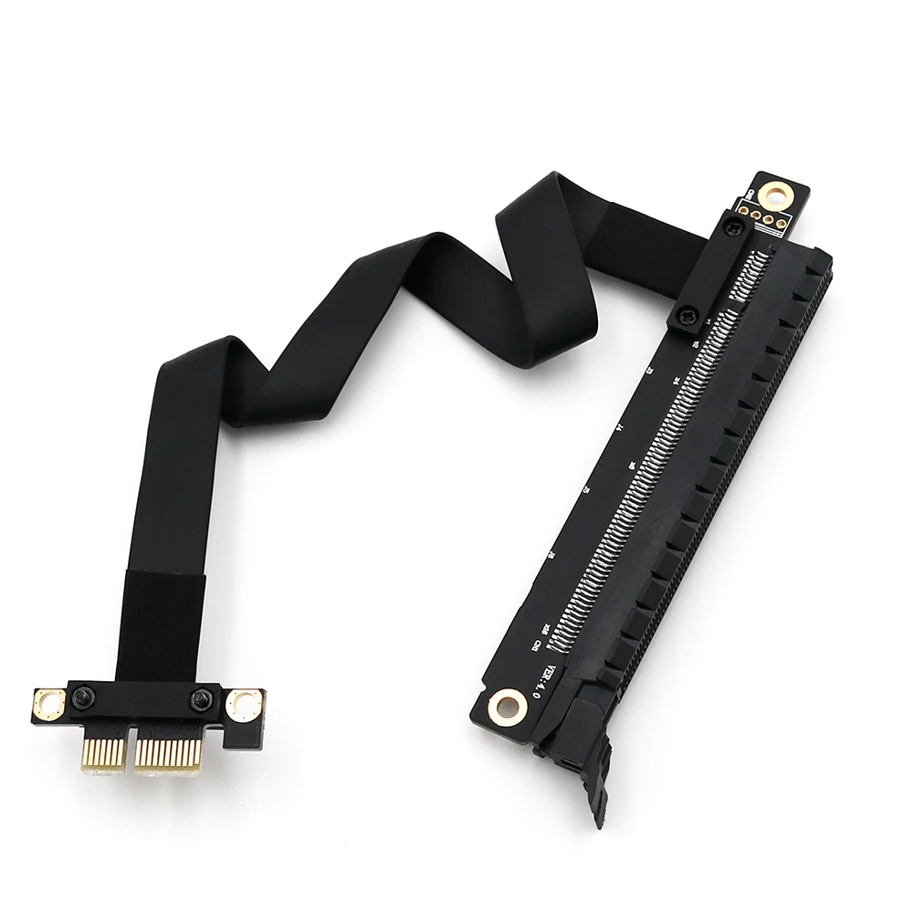 PCI-E 1X до 16X адаптер PCIe гибкий плоский удлинитель PCI Express 1 до 16 X Адаптерная плата PCIE удлинитель для Майнинг Биткойн