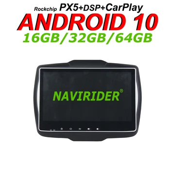

Navirider GPS navigation For Jeep Renegade 2016 2017 full touch Car android 10 8core 64gb rom radio bluetooth player stereo