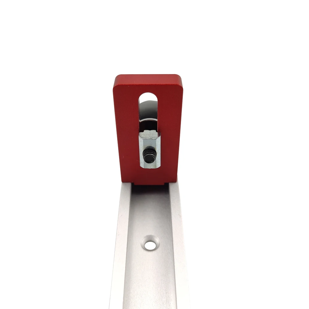 Woodworking T Slot Miter Track Stop Locator Sliding Brackets Woodworking Rail Retainer Chute Backing Connector for 30 T-track