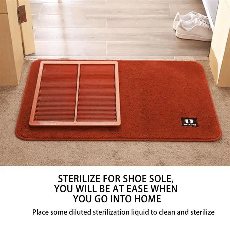 Handy Sole Disinfection Pad Washable Mat Sanitizing Floor Mat Wet and ...