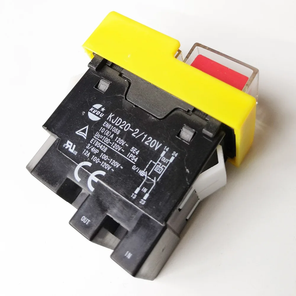 KJD20-2 120V 4Pin Pushbutton Switches 2