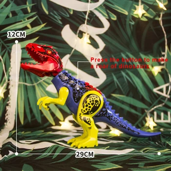 

New Large Animal Dinosaur Building Block Children DIY Assembly Dinosaur Toys Can Make Sound Kids Toys Creator Animals Constructi