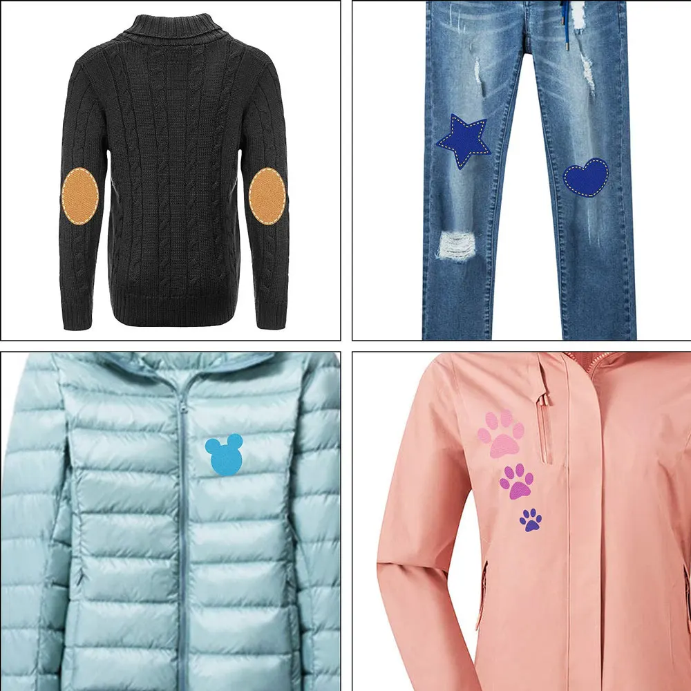 Рисунок 6 - тканевые нашивки с помощью утюга