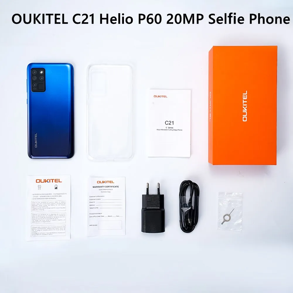 OUKITEL C21 Smart Phone Helio P60 Quad Camera 20MP