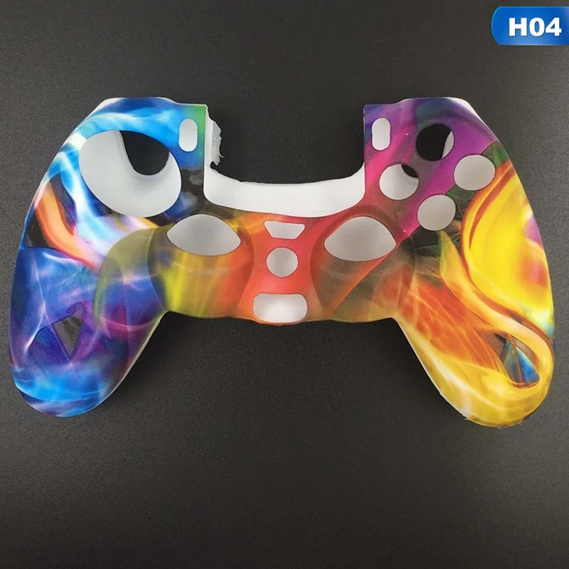 16 цветов Противоскользящий силиконовый защитный чехол для sony playstation 4 PS4 DS4 Pro тонкий контроллер защитная накладка крышки