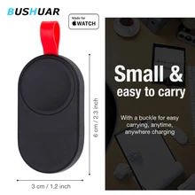 Мини переносное Беспроводное зарядное устройство для iWatch Магнитная зарядная док-станция Быстрый USB Кабель зарядного устройства для Apple Watch Series 1 2 3 4