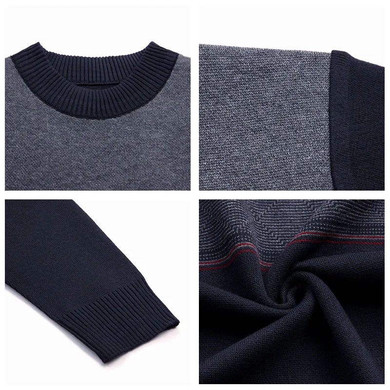 90% OFF HIYSIZ Brand 2019 Casual Men sweater Streetwear Winter Knitted pull Sweater Men Fashion O-Neck Pull Homme Stripe Clothes H3020