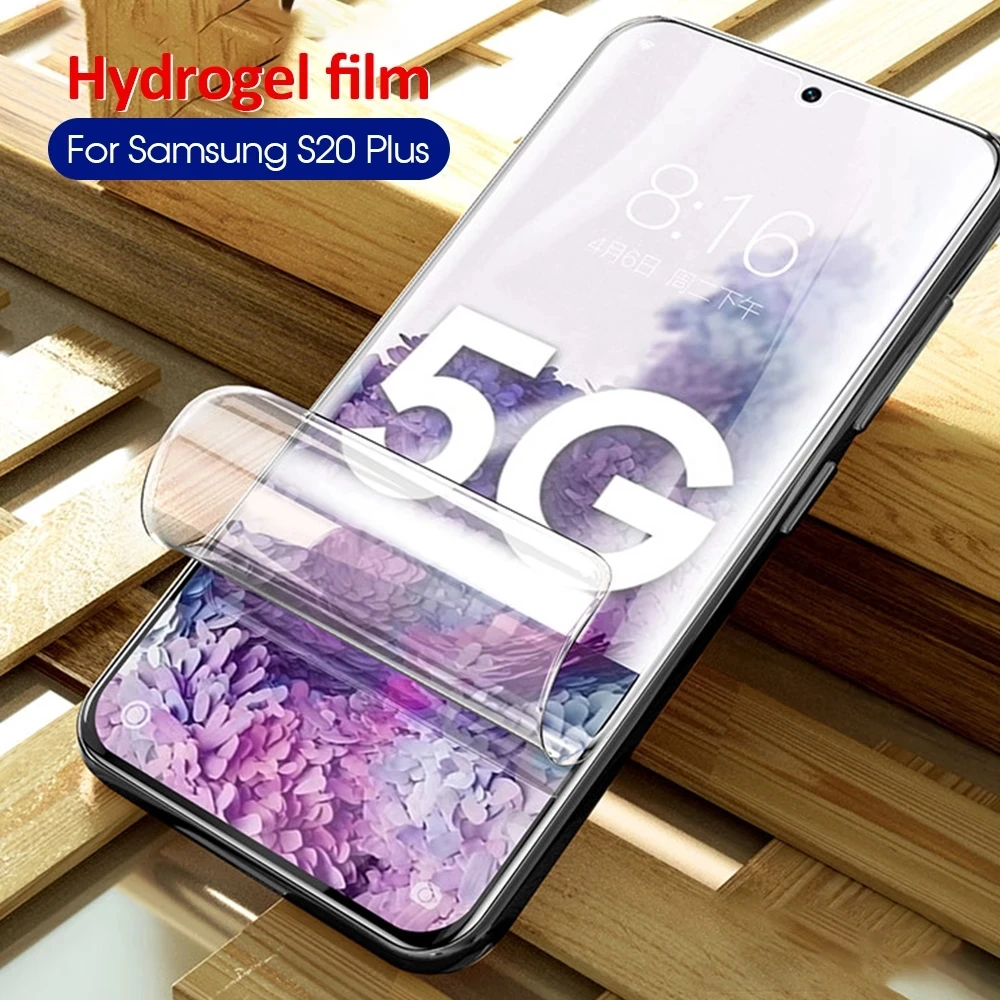 Hydrogel Film For Samsung Galaxy S21 Ultra Plus S20 FE Protective Glass S 21 S20fe S21Ultra  Note 20 Camera Len Screen Protector