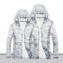 Мужской и женский COUPLE'S Открытый кожи пылезащитный плащ настраиваемый тонкий УФ-защита быстросохнущая Солнцезащитная одежда короткая