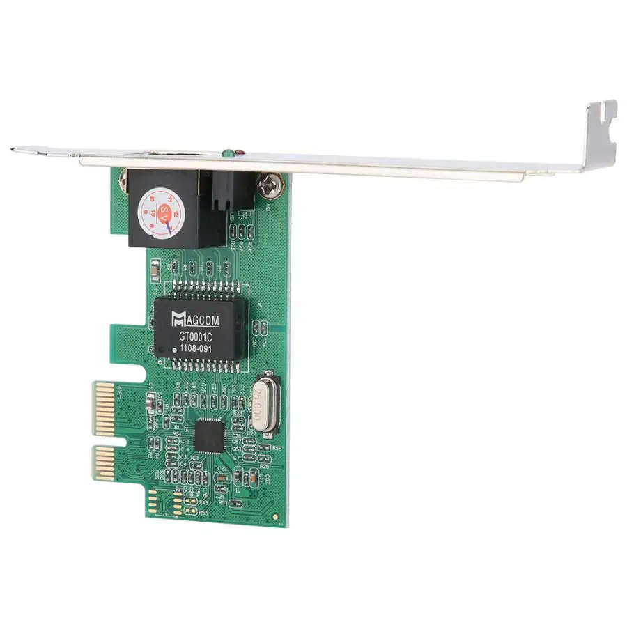 PCI-E Gigabit Ethernet RTL8111C чип-диск-Бесплатный 10/100/1000 Мбит/с Полный/половина дуплексная сетевая карта гигабитная сетевая карта