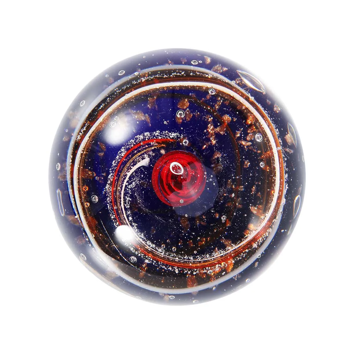 Новый стеклянный шар со звездами стеклянная Скульптура Ручная выдувная