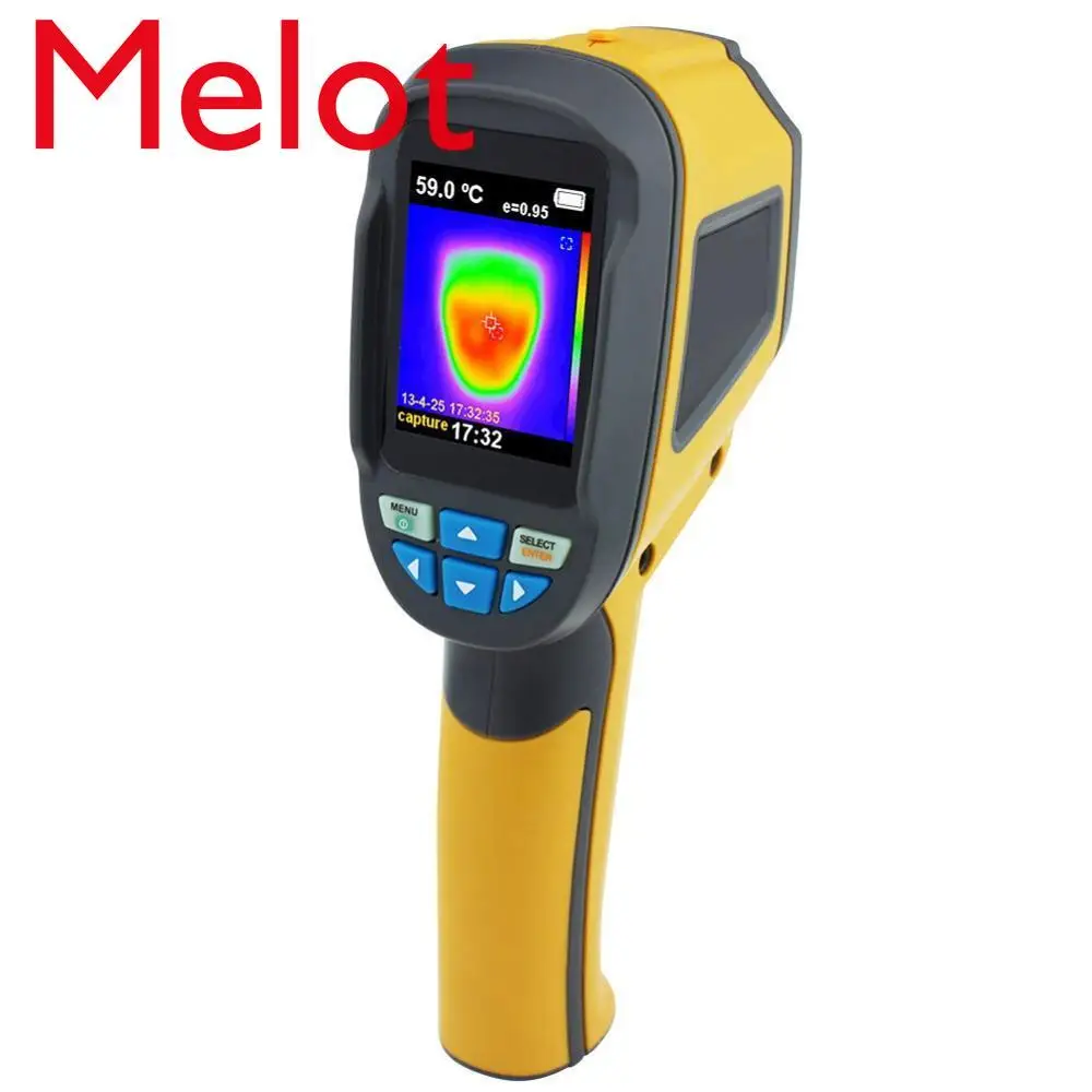 

HT-02 Sell Hot Handheld Thermograph Camera Infrared Thermal Camera HT02 Digital Infrared Imager with 2.4 inch Color Lcd Display