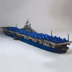 1:400 USS Дредноут Перевозчик сосудов DIY 3D бумажная карточка модель Конструкторы строительные игрушки развивающие игрушки Военная Модель