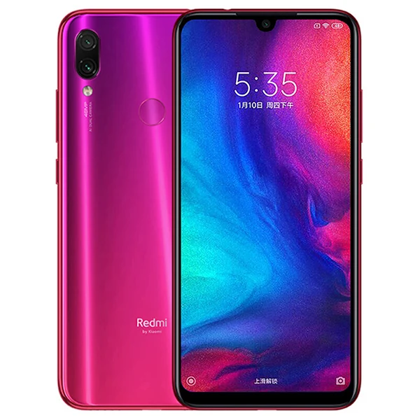 Xiaomi Redmi Note 7 с глобальной версией, 4 Гб, 128 ГБ, Смартфон Snapdragon 660, четыре ядра, 48 Мп+ 5 МП, двойная камера, 6,3 дюйма, полный экран, 4000 мАч - Цвет: Red