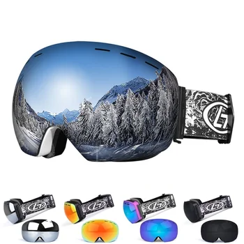 

Ski Goggles Double Layers UV Anti fog ski glasses Men Women snowboard goggles skiing