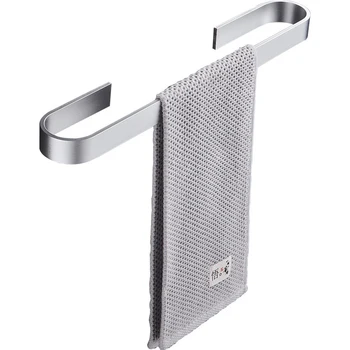 

Towel Holder Rack Aluminum Alloy Towel Hanger Wall Mounted Towel Rail Organizer Waterproof Bathroom Kitchen Storage Rack Shelf