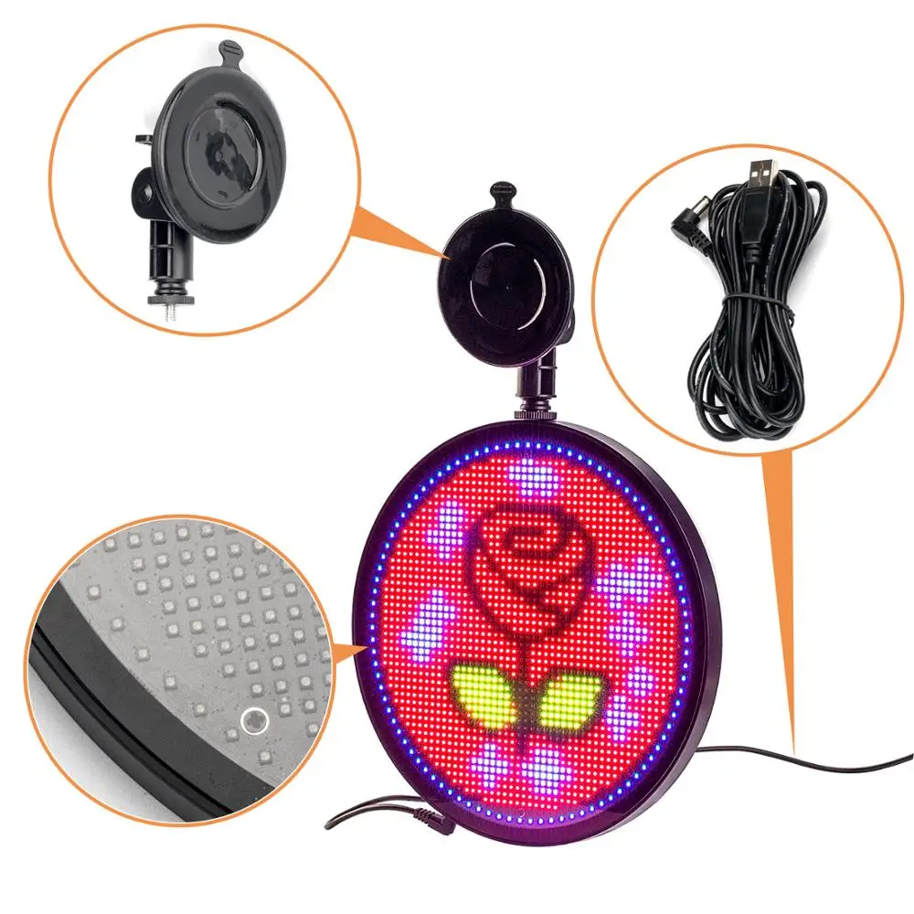 12v 24v DIY Car led sign Scroll Message wifi input preset 8 message remote control Programmable display board Gift Dropshipping