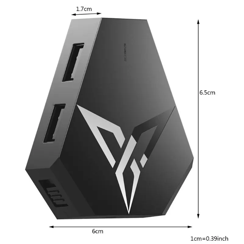 

Q1 Mobile Game Keyboard Mouse Converter Wireless Bluetooth Connection