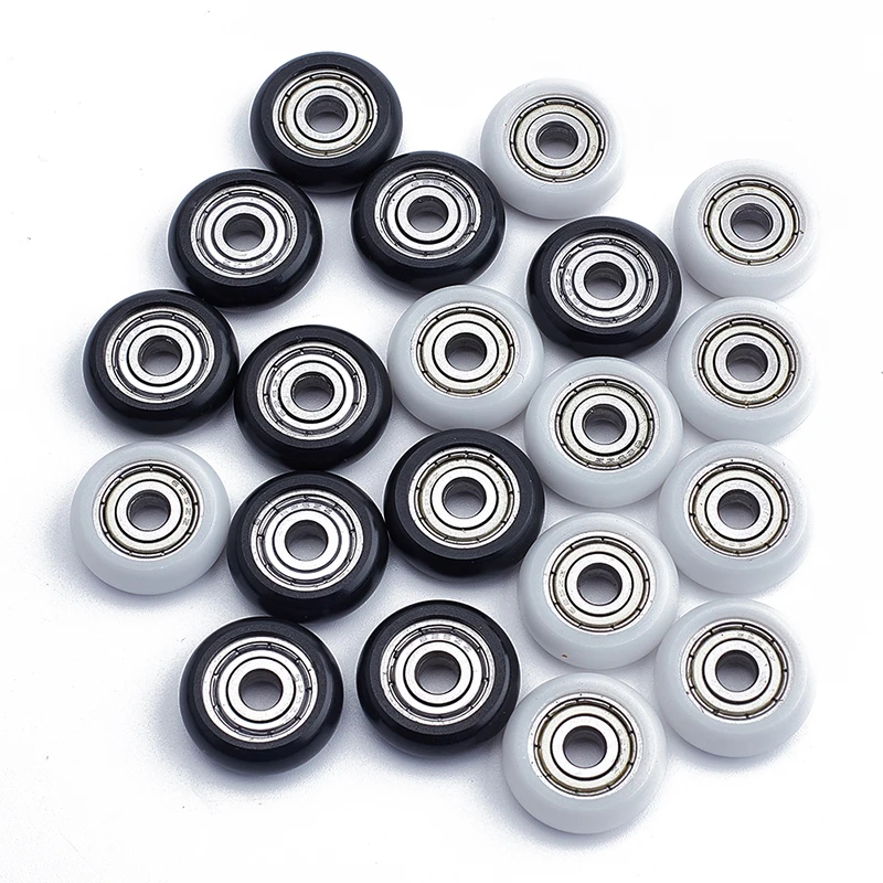 

10Pcs 625ZZ POM Bearings Passive Round Roller Wheel 5x21.5x7mm For 3D Printer Plastic Wheel for 3D Printer Parts