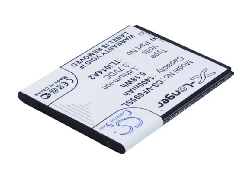 Cameron sino 1400 мА/ч, батарея для VODAFONE 785 типо смарт 4 мини First 6 Мини V695 VF575 VF-575 VF-695 VF785 VF-785 VF-V695