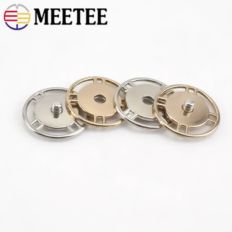 Meetee 10 комплектов 21 мм/25 мм металлическая пряжка Женское пальто декоративная