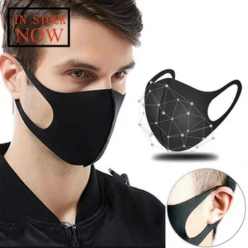 

1/3/5/10x Anti-dust Face Mask Cycling Respirator Adult Unisex Reusable Mouth Facemask Mascarillas Mouth-muffle for Women Men