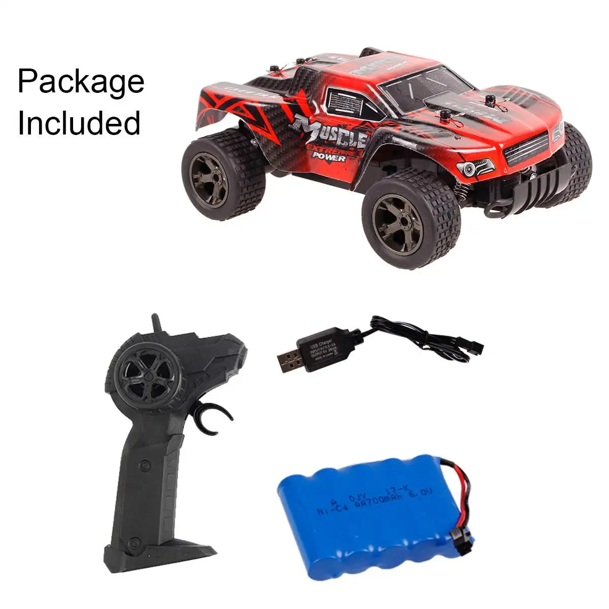 

Hot 1:20 RC Car 2.4GHz 15KM/H High Speed Racing Car Climbing Remote Control Car RC Electric Car Off Road Truck Drift Control Veh