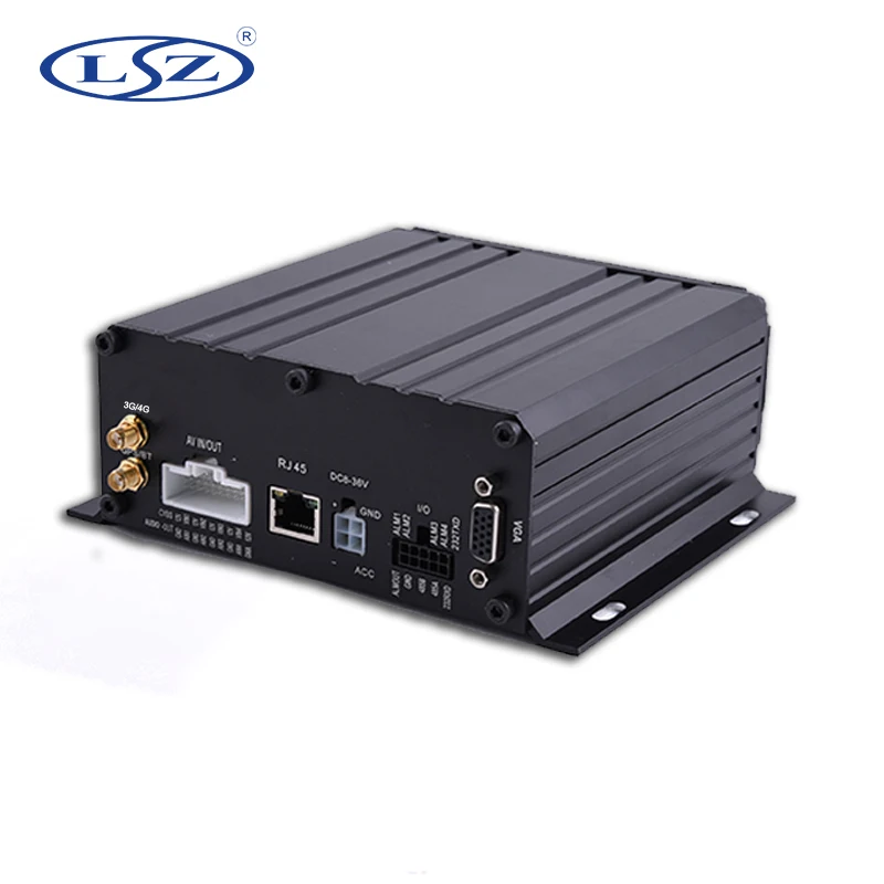 GPS 3G 4G AHD 720P HDD sd карта 4Ch Мобильный DVR для школьного автобуса прицепа грузовика