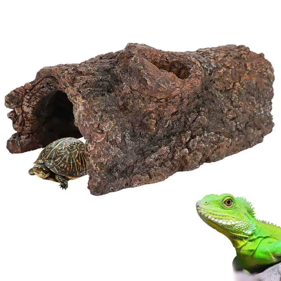 Resin Turtle Reptile Hide Cave Reptiles Avoiding Caves Simulation Tree
