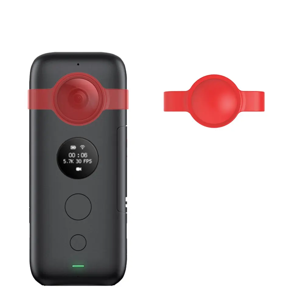 Силиконовый защитный чехол+ крышка объектива для Insta360 One X пылезащитный ударопрочный защитный чехол набор FPV набор для съемки Селфи