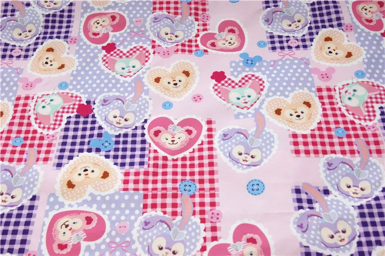 50*140cm duffy DIY handmade patchwork cotton Canvas fabric cloth home textile Sewing DIY Tablecloth Sofa Cover