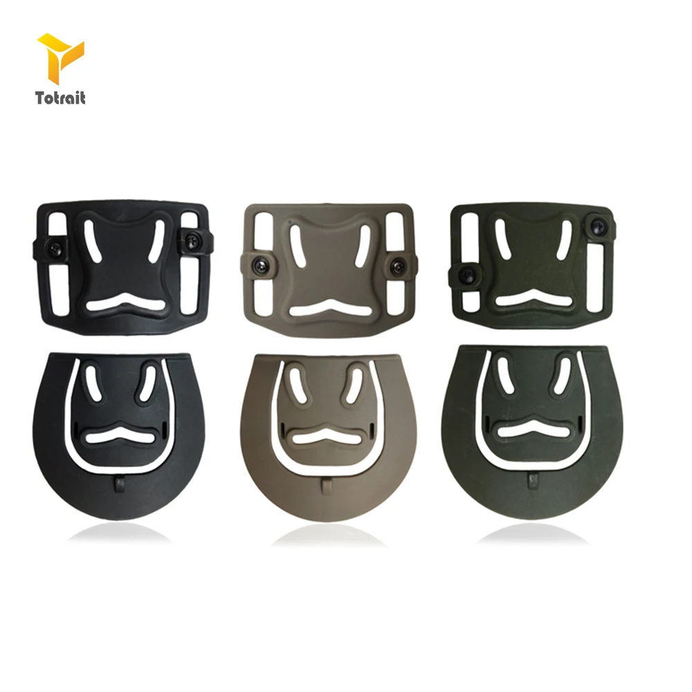 

Tactical Belt Gun Holster Platform Belt Loop Paddle Set for Glock/Beretta/M9/P226 /USP Compact Universal CQC Type Holster