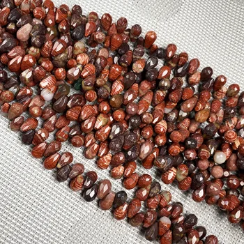 

Natural Green Aventurine Stone Beaded 6x9mm Agates Faceted Loose Beads for Jewelry Making Bracelet DIY Necklace Accessories