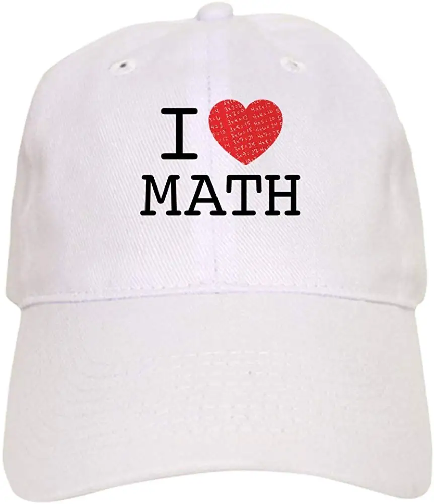 Бейсбольная кепка I Heart Math
