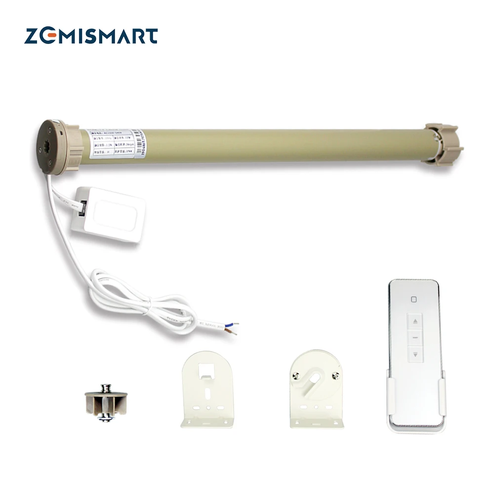 Моторизованный роликовый шторный двигатель Smart Home WiFi Alexa Google трубчатый затвор для
