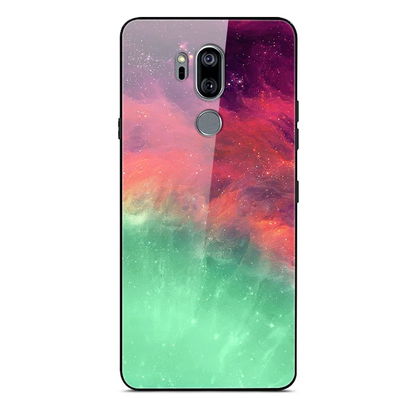 20 Для LG G7 ThinQ чехол закаленного стекла задняя твердая Крышка для Funda LG G7 ThinQ G710 чехол для телефона бампер для LG G7 ThinQ крышка G7+ 6,1" - Цвет: 20
