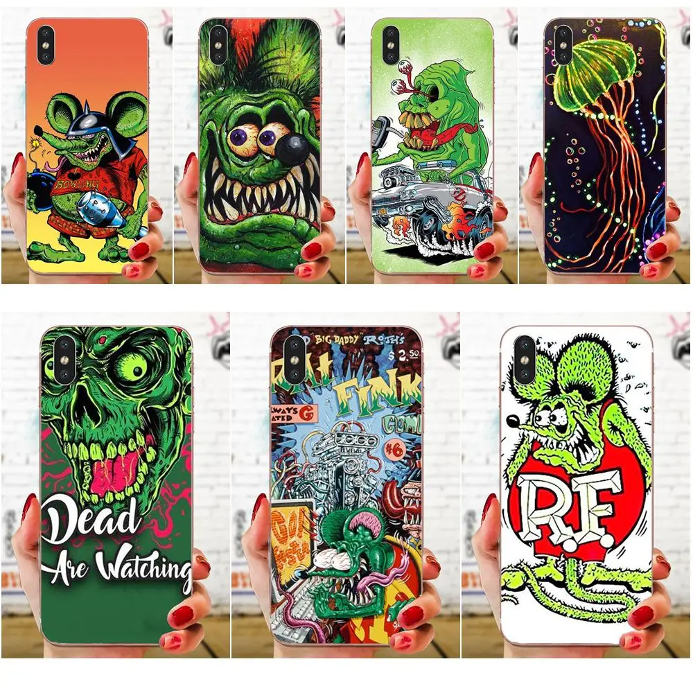 Специально для Xiaomi Redmi 3 3S 4 4A 4X 5 6 6A 7 K20 Note 2 5A Plus Pro Tales Of The Rat Fink | Мобильные телефоны и