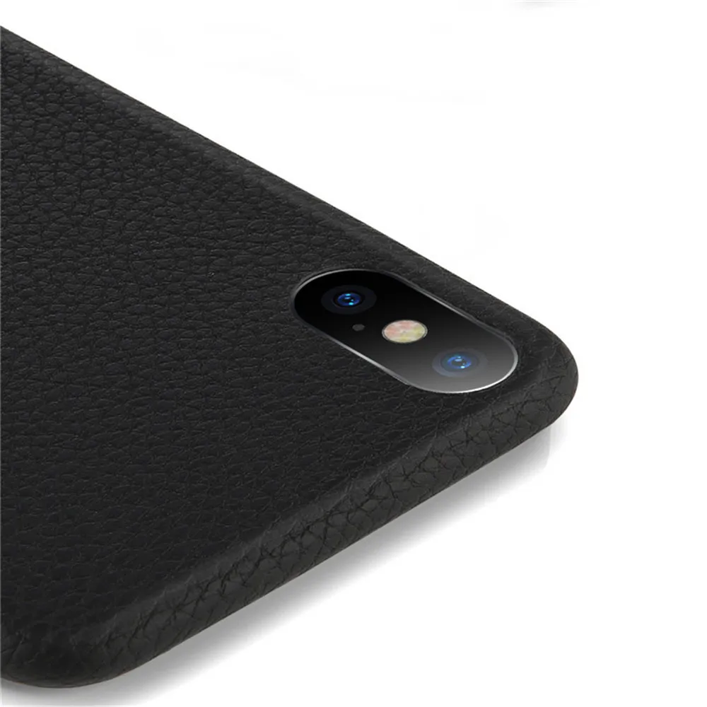 Lovebay Телефон чехол для iPhone 6 7 8 Plus роскошный бизнес матовый мягкий PU для iPhone X XR XS Max Противоударный задняя крышка Чехлы подарок