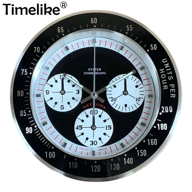 $US $108.34 Luminous Wall Clock on The Wall Watch Clock for Home Logo Luxury Metal Wall Watches Home Decor Large Modern Vintage Clocks