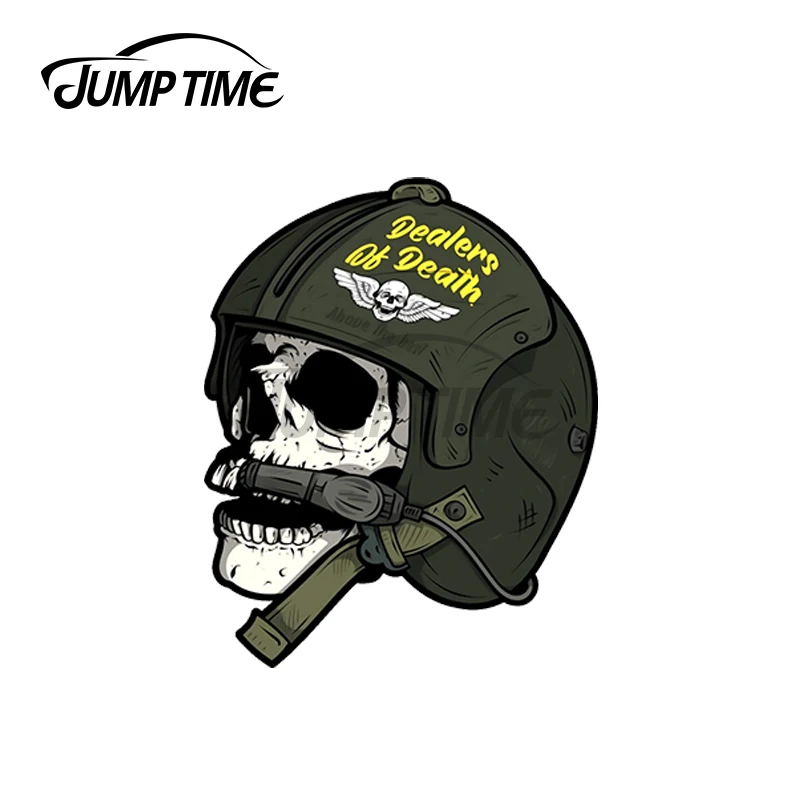 Jumptime 13x9 8cm Dealers Of Death Grim Reaper Helicopter Pilot Us Army Aviation Vinyl Funny Carステッカーデカールカースタイリング Car Stickers Aliexpress