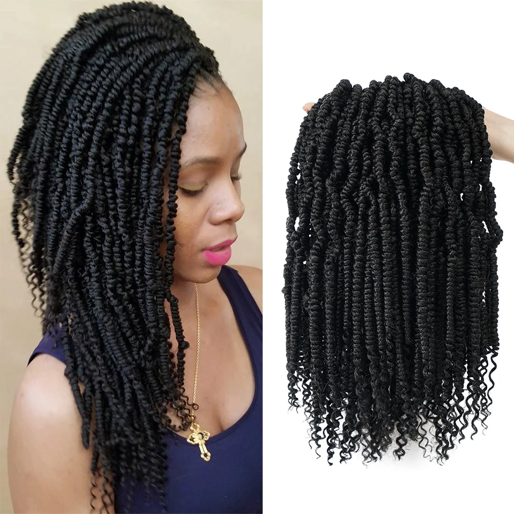 12inch Ombre Fluffy Passion Twist Hair Braiding 70g Pack Pre