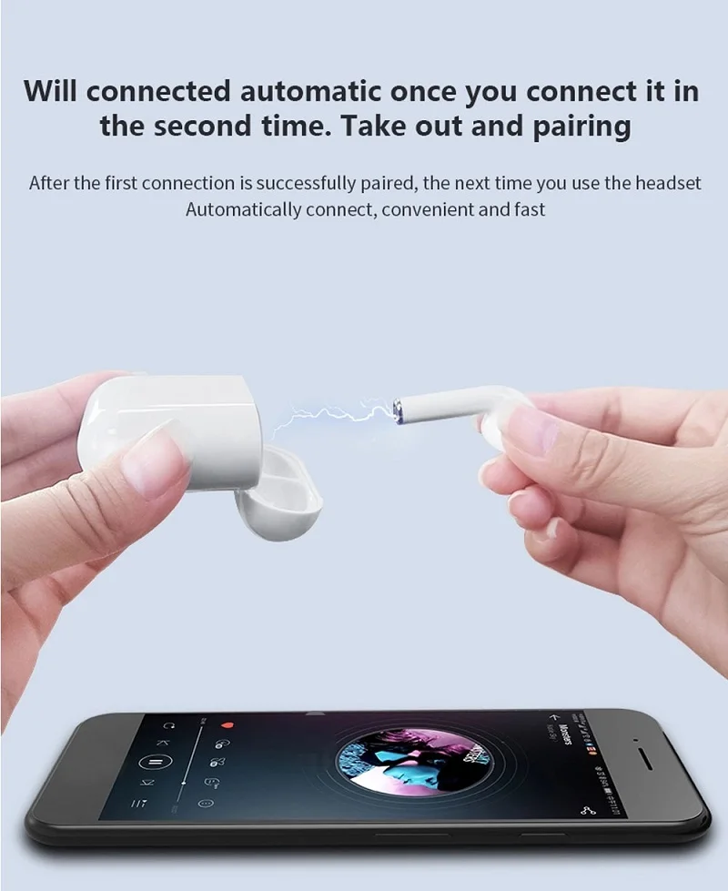 I10 Max TWS Bluetooth 5,0 наушники, беспроводная гарнитура, двойные наушники с зарядным устройством, микрофон pk i10 i7s i9s i11 i12 tws